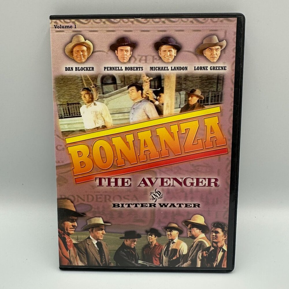 Bonanza The Avenger Volume 1 DVD Michael Landon Dan Blocker Western Adventure